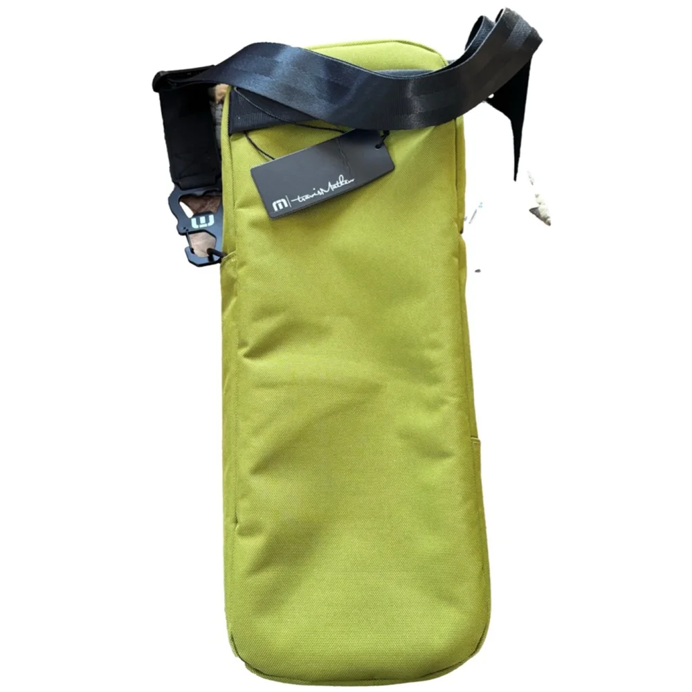 Men's Travis Matthew Crossbody Bag One Size Green Black - Picture 2 of 5